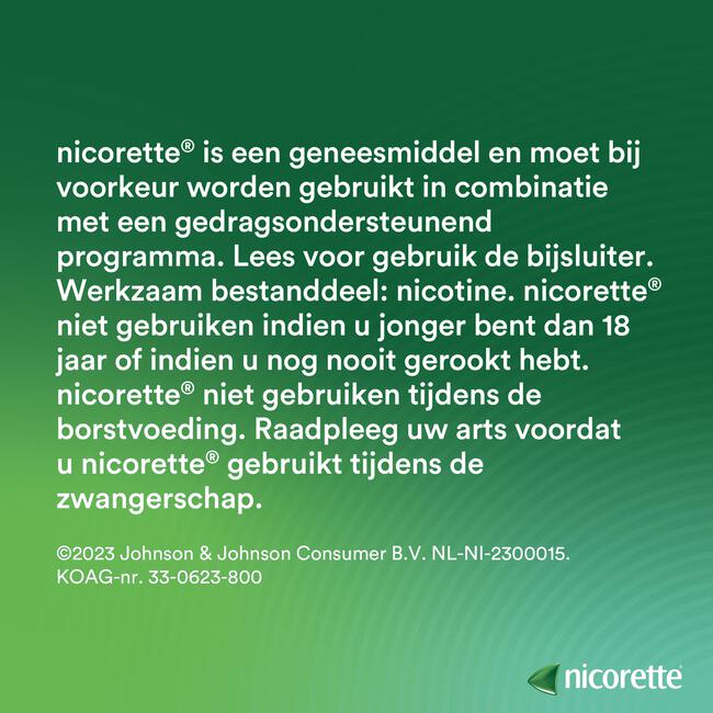 Nicorette Patch 15MG 14 stuks