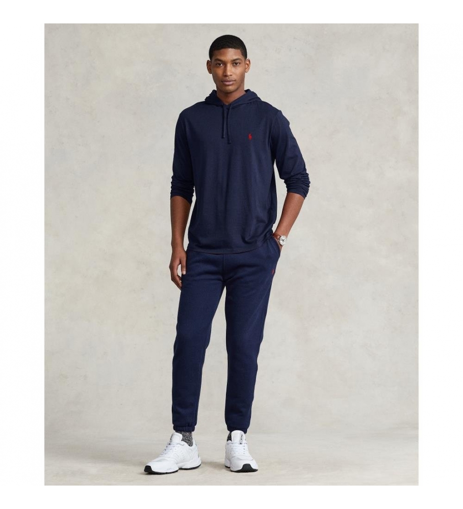 Moletom Ralph Lauren azul marinho de manga comprida