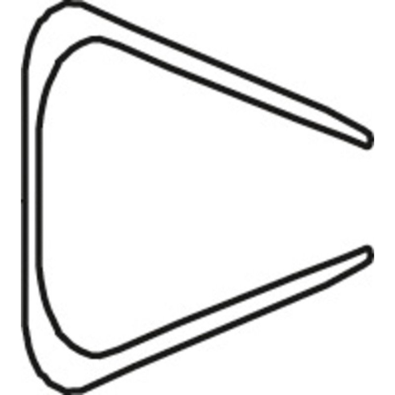 Baguette reliure manuelle 18 mm Exacompta Serodo noire - Paquet de 15