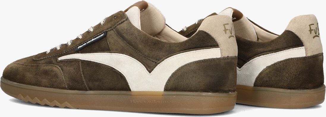 groene floris van bommel lage sneakers sfm-10224 de zaler