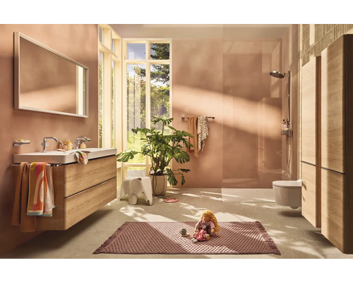 Douchekolom incl. thermostaat hansgrohe Pulsify S 260 2jet eco met ShowerTablet Select 400 chroom/grafiet 24241000