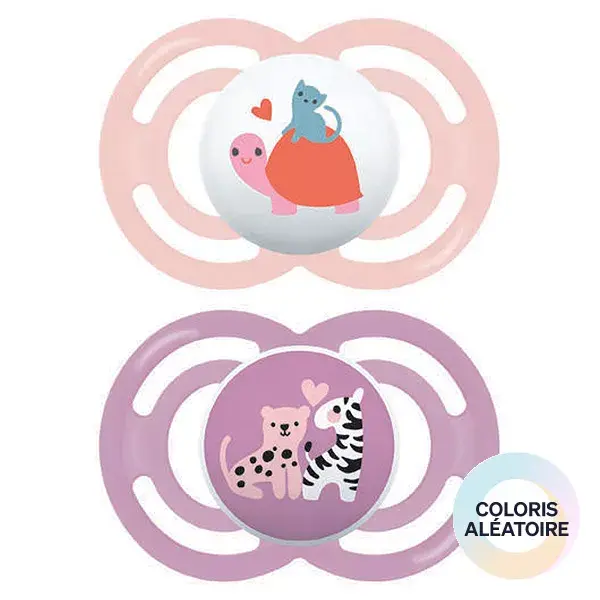 MAM Perfect Sucette Silicone +6m Lot de 2