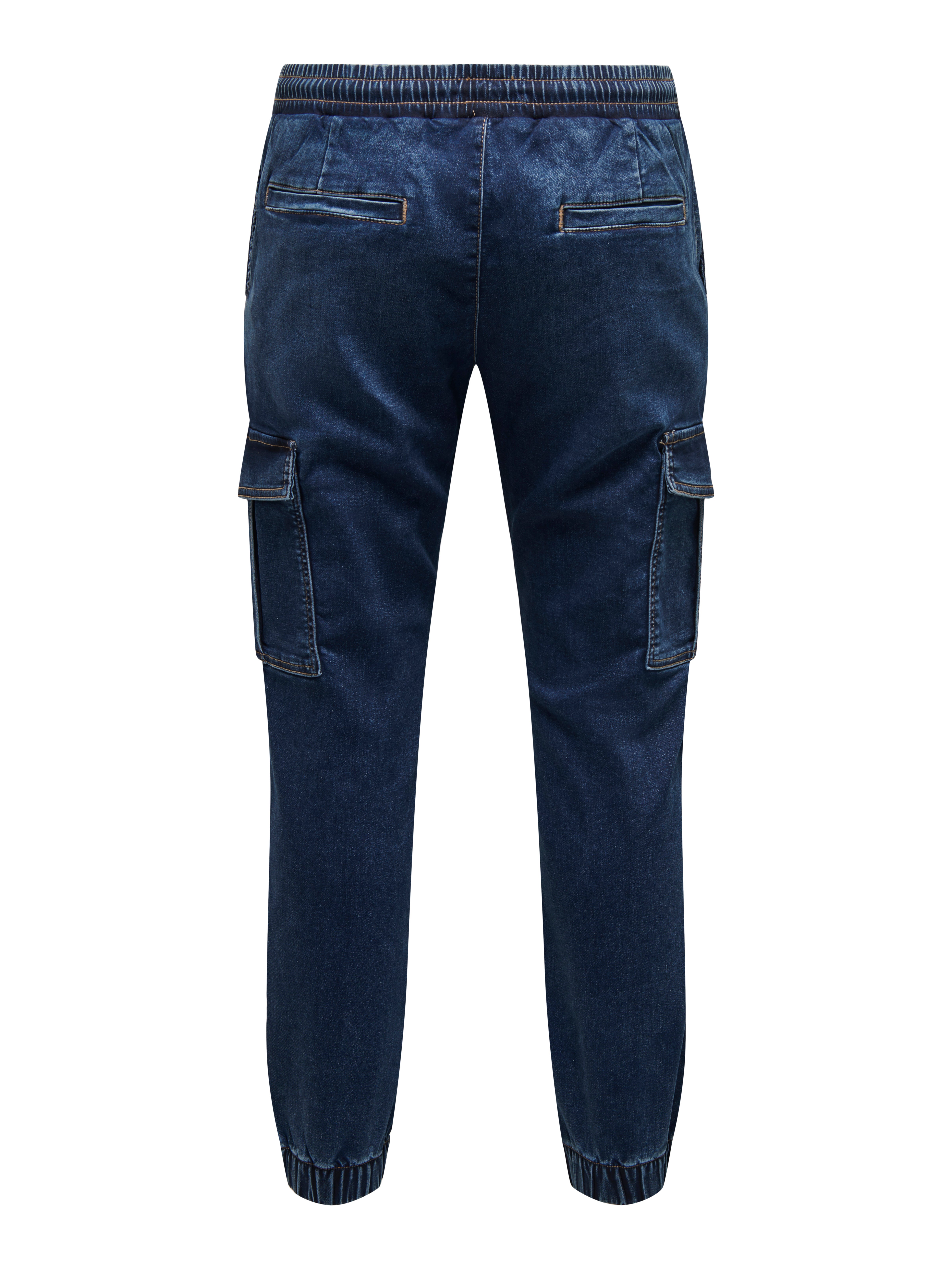 ONSWEFT Mid Rise Normal geschnitten Jeans Dark Blue Denim