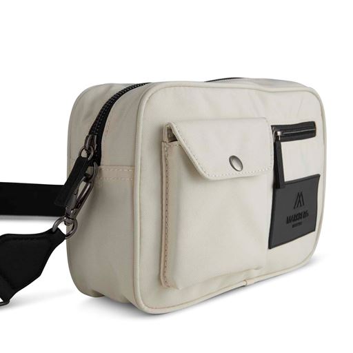 Markberg Darla Crossbody, White Sand W/Black