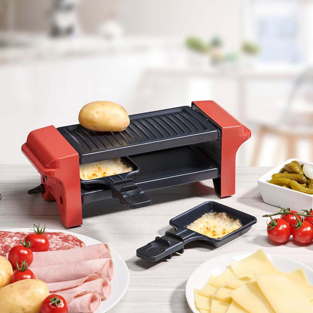 Kitchencook Raclette Grill multicolore - 2 personnes