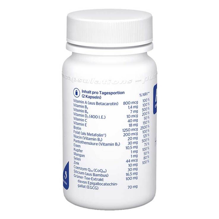 Pure Encapsulations Haut-Haare-Nägel Pure 365 Kapseln, 60 St