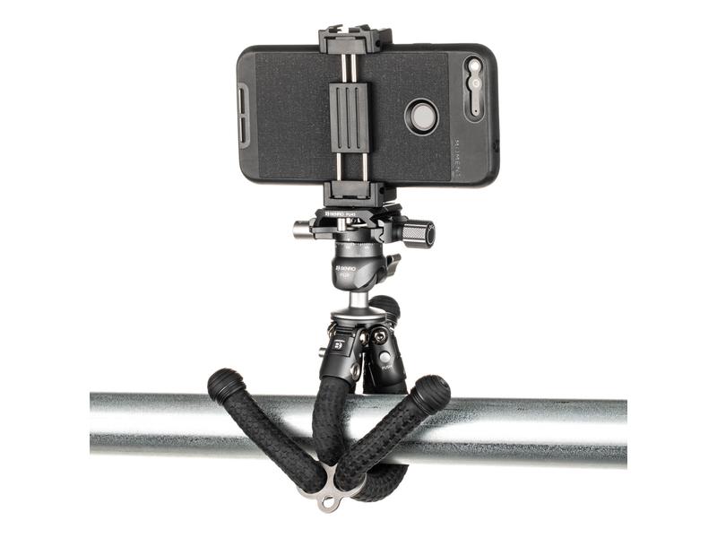 Benro Tischstativ TablePod FLEX Kit Carbon Flexibles, biegsames Carbonfaser-Stativ mit professionellen Eigenschaften
