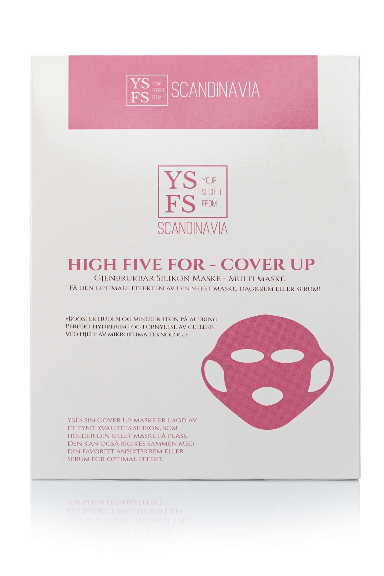 YSFS Cover Up Mask Pink