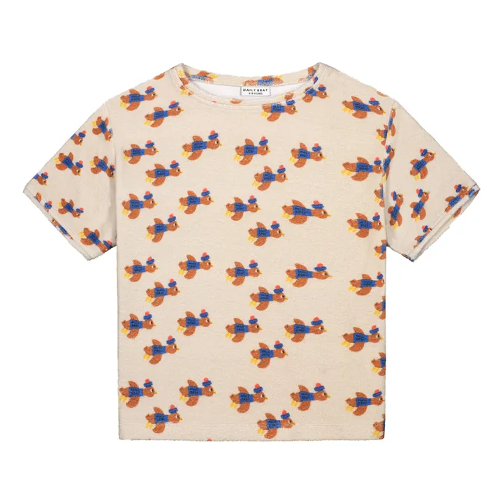 Daily Brat T-Shirt Oiseaux Eponge | Crème