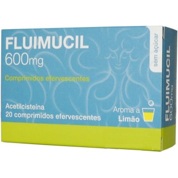 Fluimucil 600mg 20 Comprimidos Efervescentes