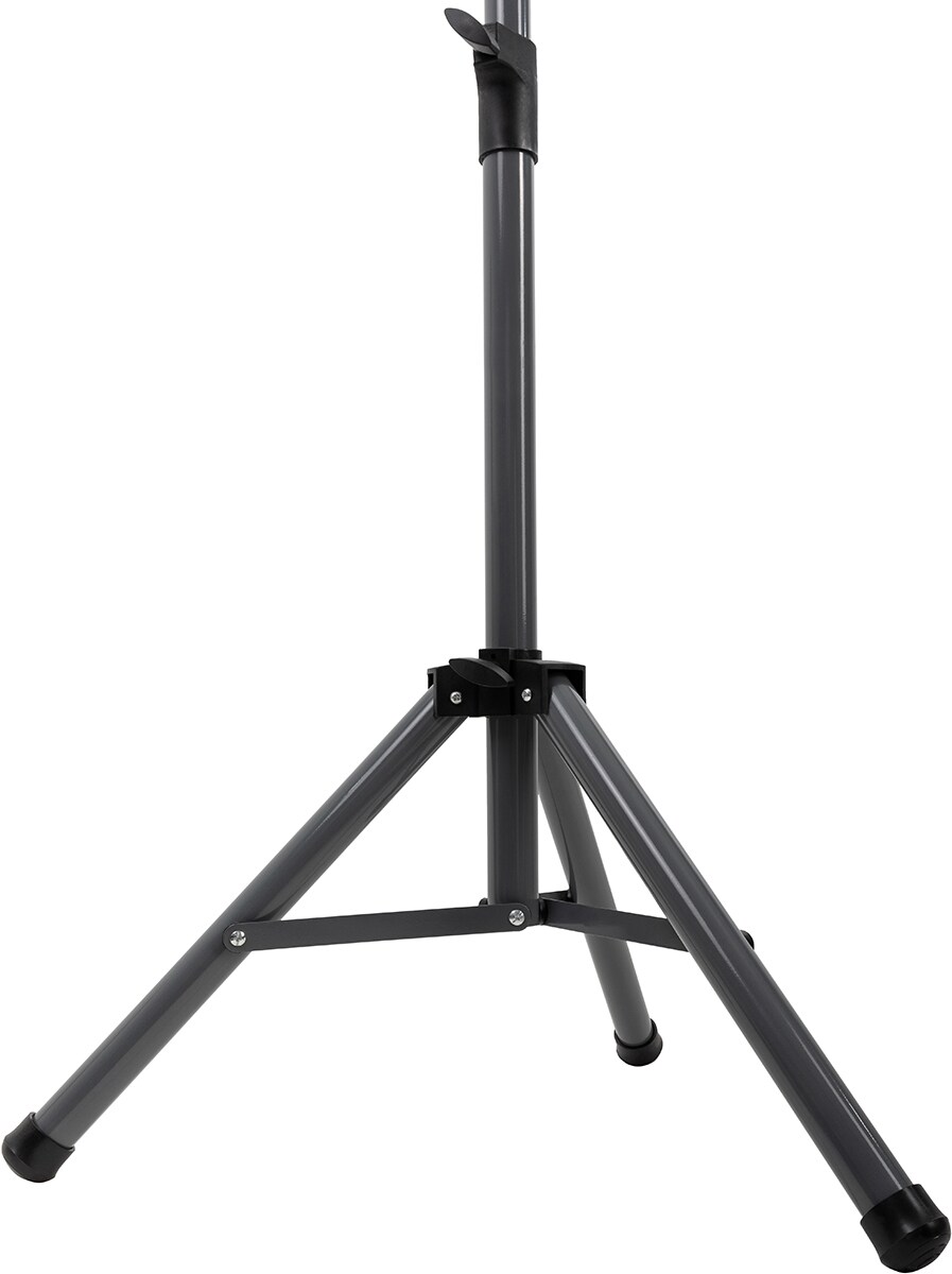 Heidenfeld Infrarot-Heizstrahler IH100, mit Stativ, 850-2500 Watt, Fernbedienung, Edelstahl, Timer