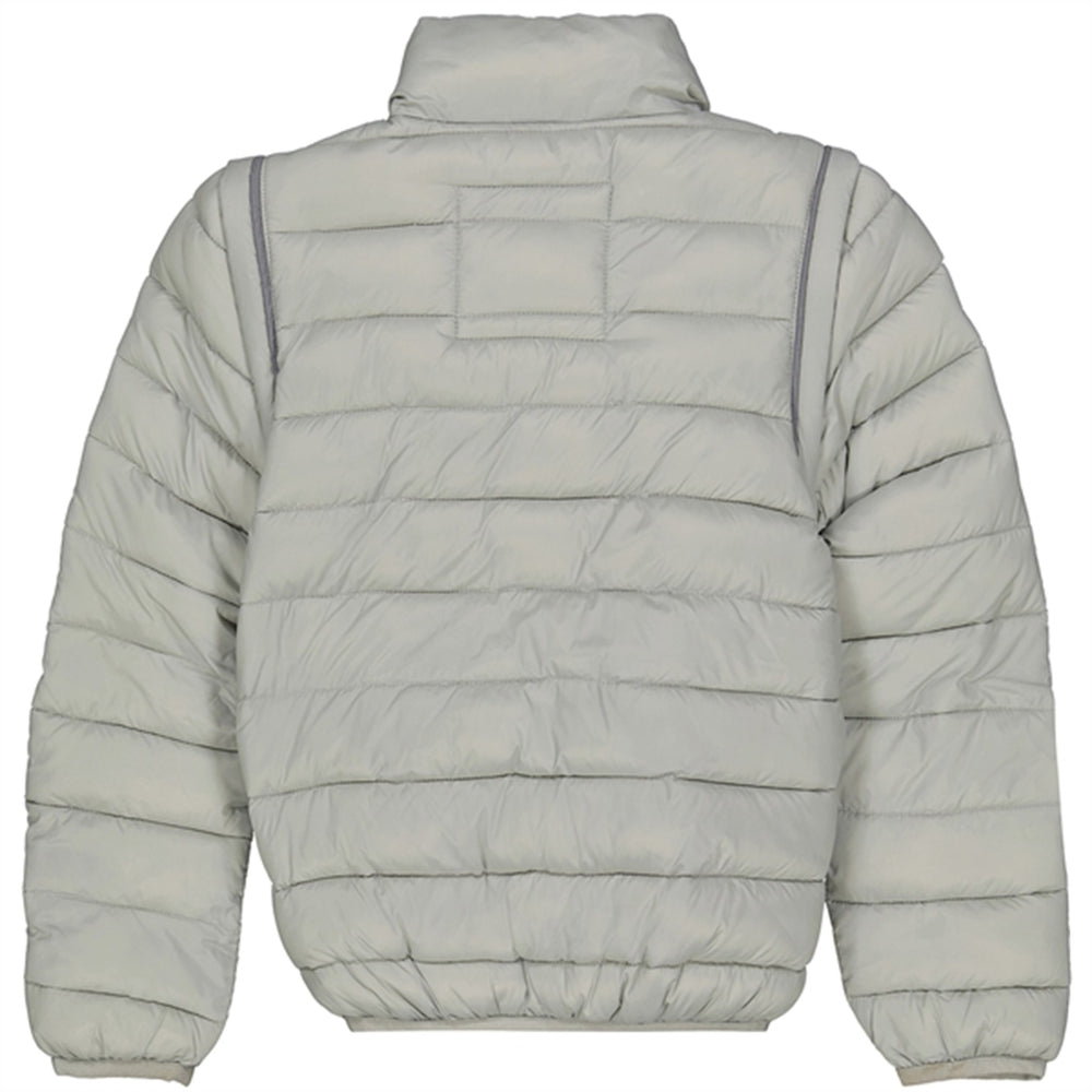 Nylon puffer 2i1 Jakke Neutral Gray