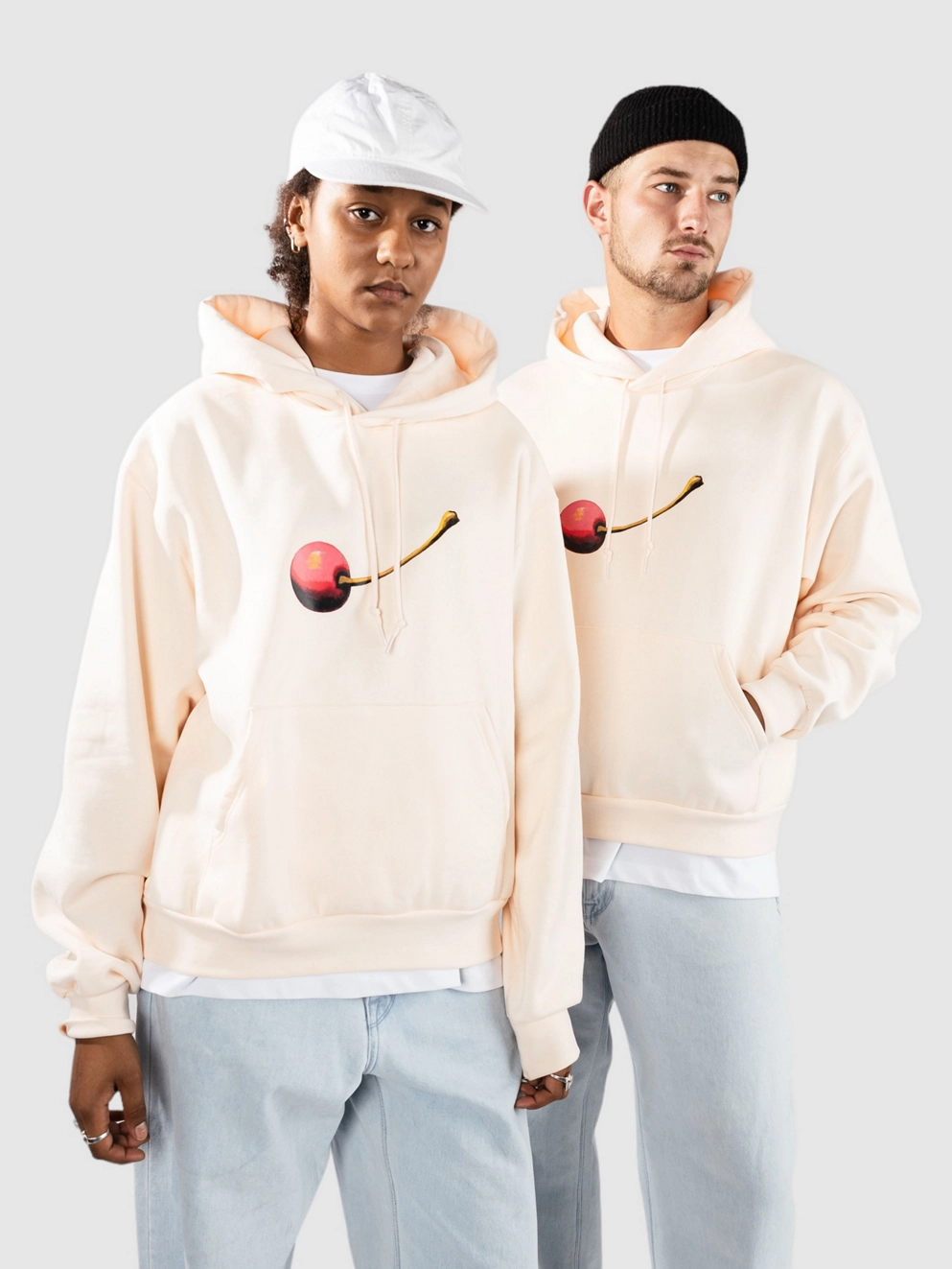 Nike Sb Fleece Cherry Hoodie guava ice/white