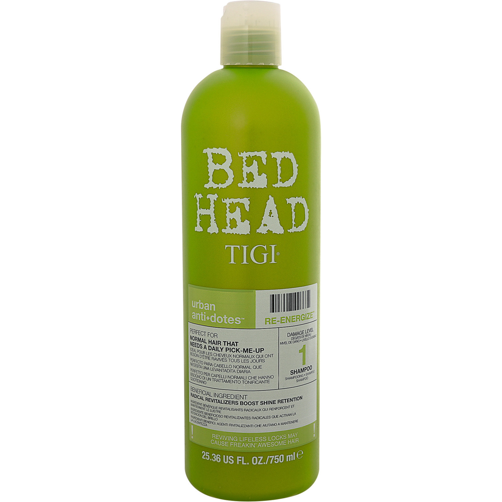Tigi Bed Head Anti-Dotes Re-Energize Shampoo 750 ml