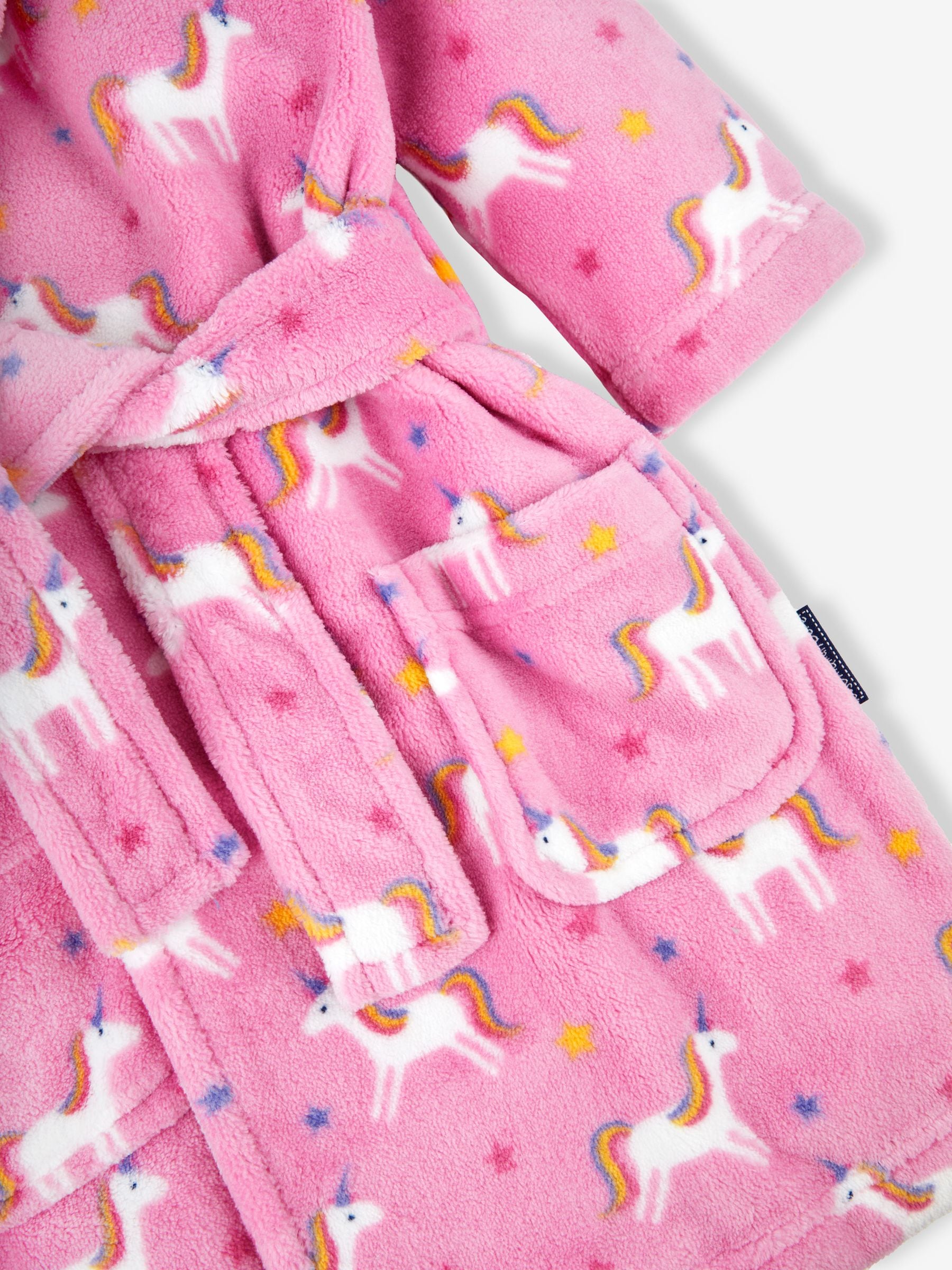 JoJo Maman Bébé - Badjas met eenhoornprint voor meisjes