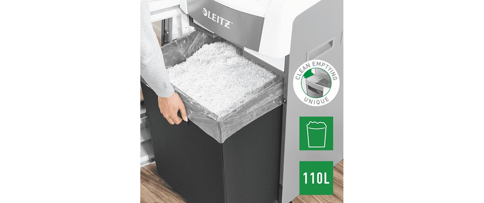 Aktenvernichter IQ Autofeed Office Pro 600, P-5, 600 Blatt<br>Automatischer Dokumentenvernichter (auto) mit Mikroschnitt für sichere Vernichtung vertraulicher Unterlagen