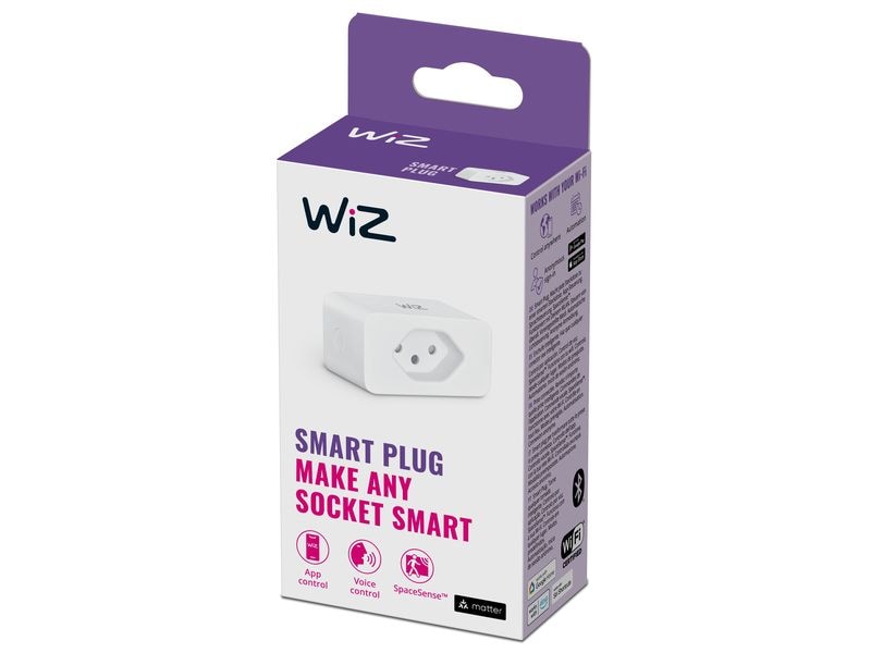WiZ Smart Plug CH, Matter / WLAN Smarte Steckdose