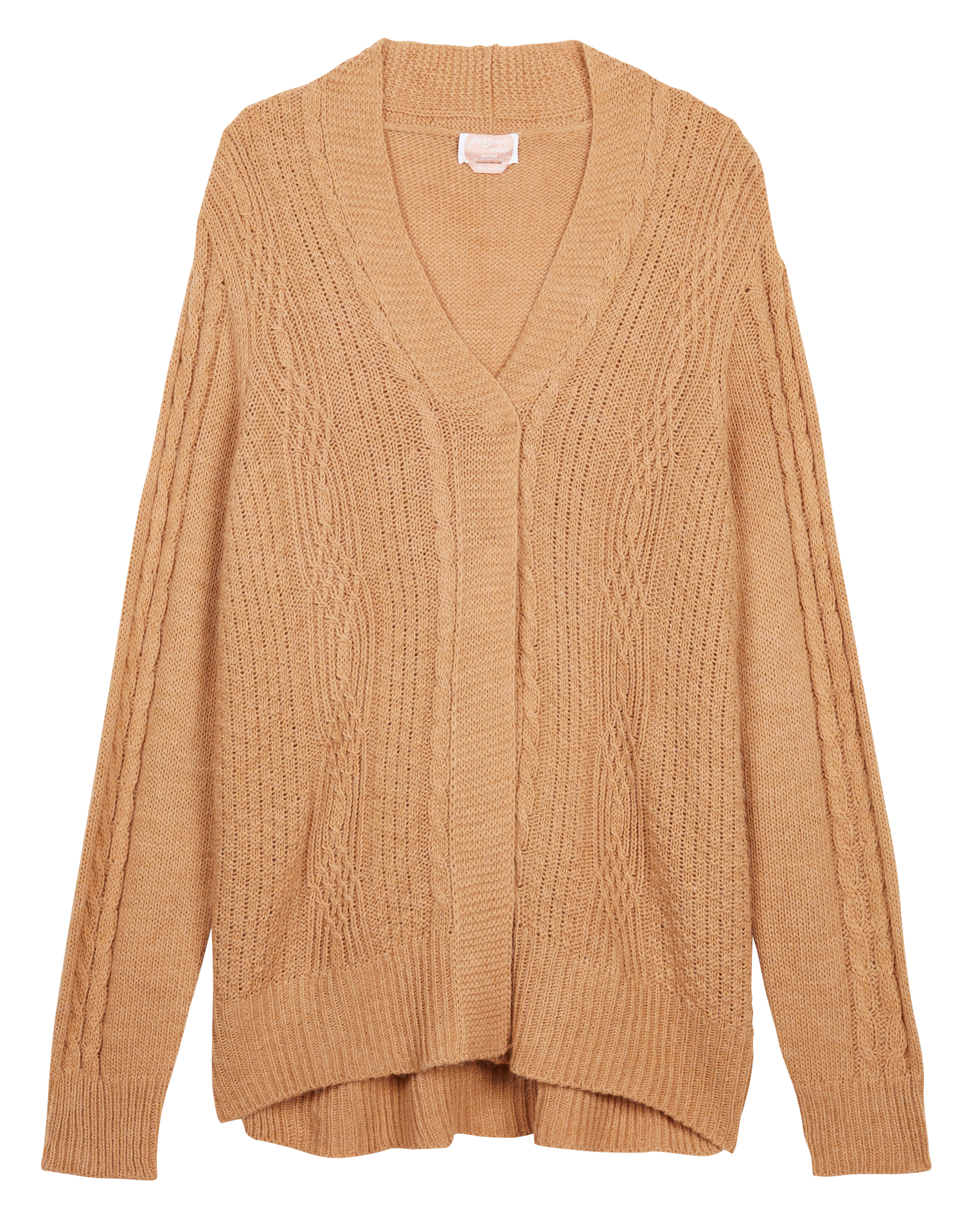 MALVASIA - Gilet en maille torsadée | Marron