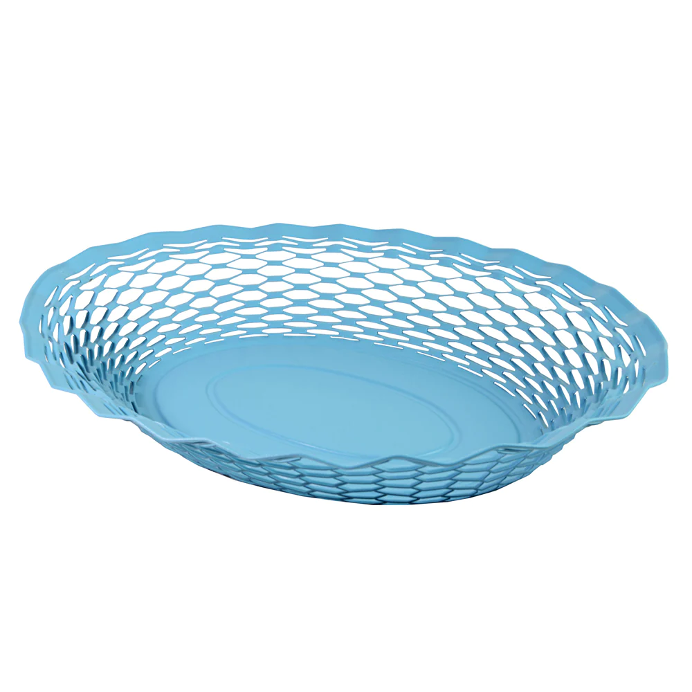 Corbeille à pain bleue 30x24 cm Roger Orfèvre