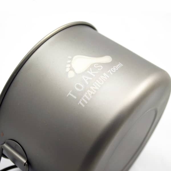 Popote randonnée TOAKS LIGHT TITANIUM 700ML