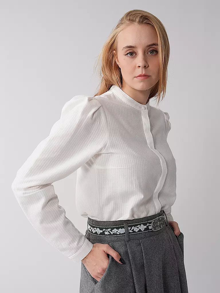 FELI & HANS Trachtenbluse BELUNA weiss