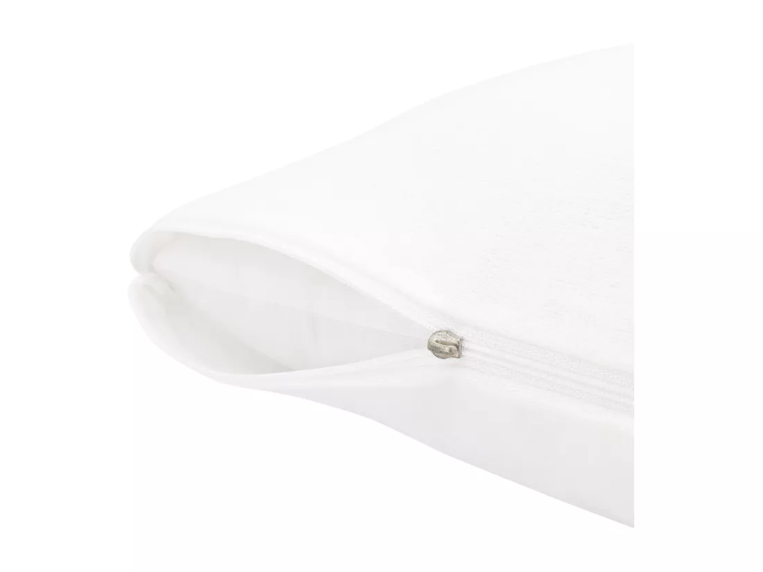 Housse de protection d'oreiller imperméable 40x60 cm avec zip ARNON molleton coton contrecollé polyuréthane