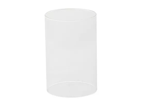 Bougeoir en métal doré 19.5x19.5x42h