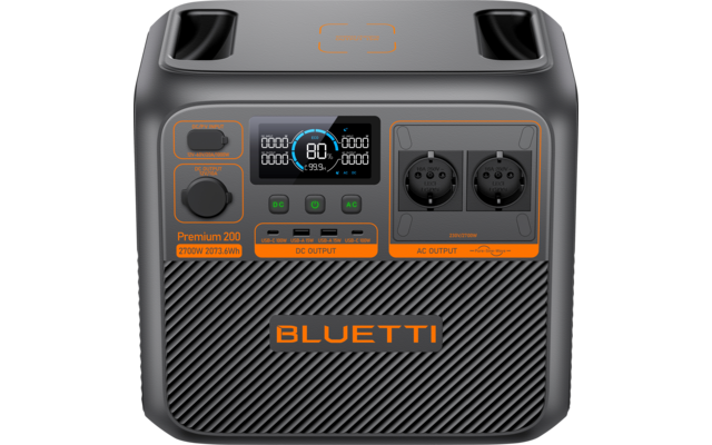 Bluetti Premium 200 V2 tragbare Powerstation 2700 W