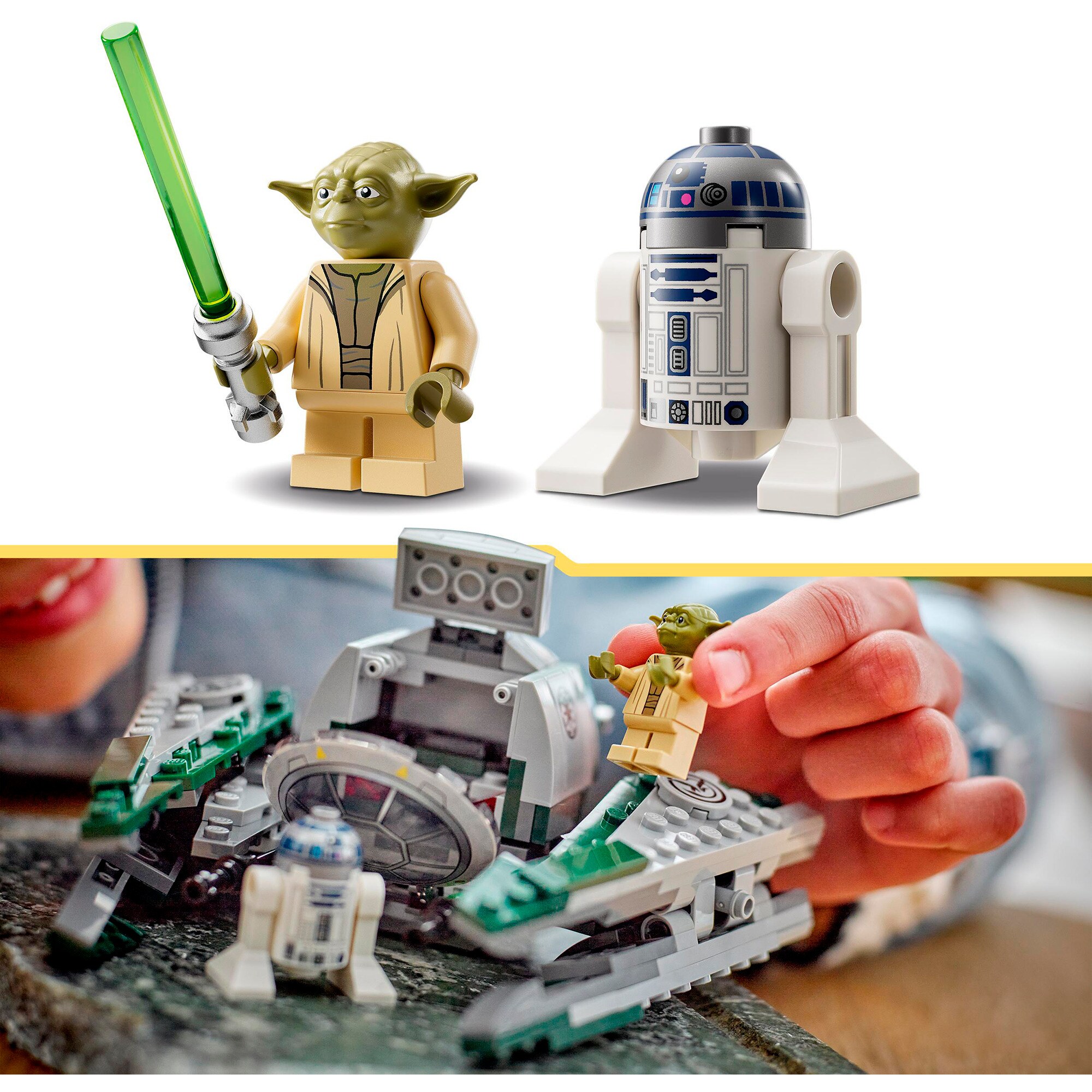 LEGO Konstruktionsspielzeug Star Wars Yodas Jedi Starfighter