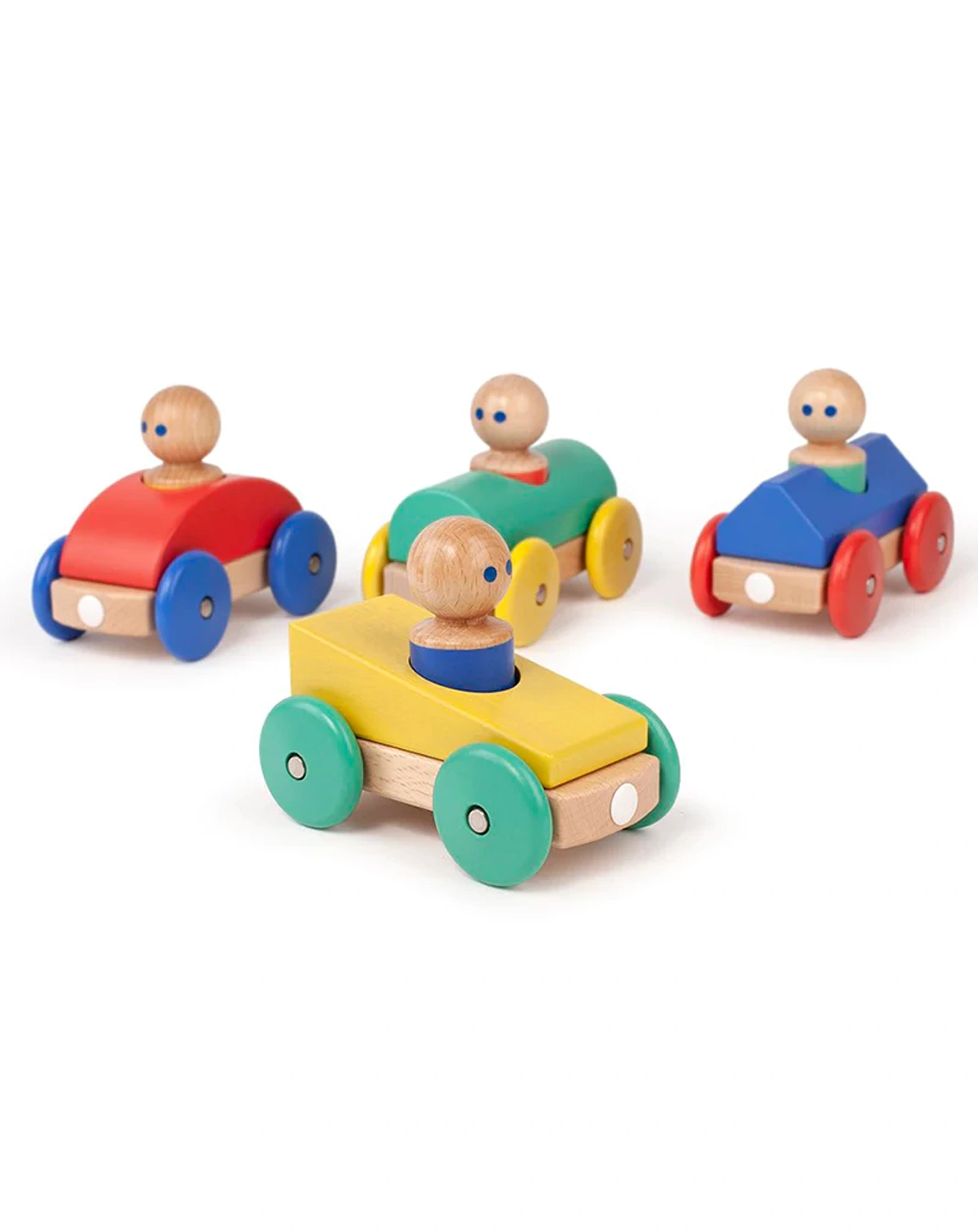 Baby-Magnetspielzeug RACER F 3-teilig in gelb