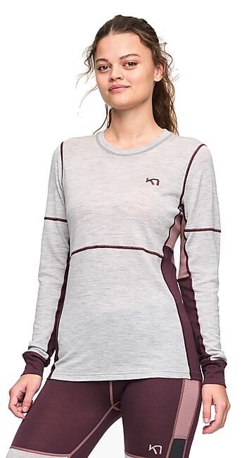 KARI TRAA - T-SHIRT ML LAM LS W