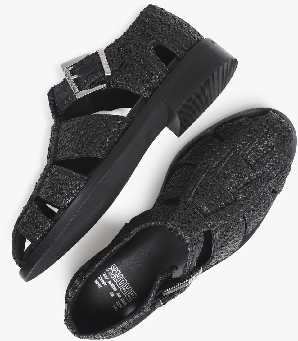 BRONX zwarte bronx sandalen next-wagon 85026