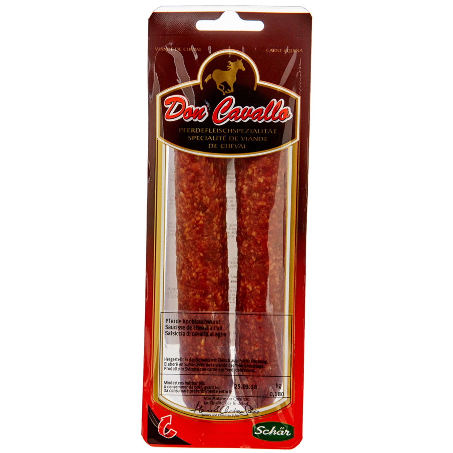 Don Cavallo Pferde-Knoblauchwurst