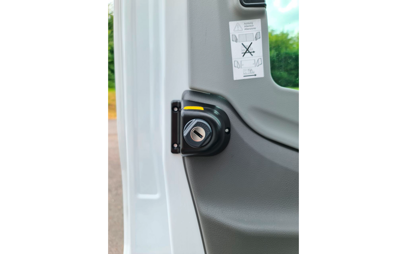HEOSafe Riegelschloss für Fahrerhaustüren: Ford Transit. Baujahr 2013-2019