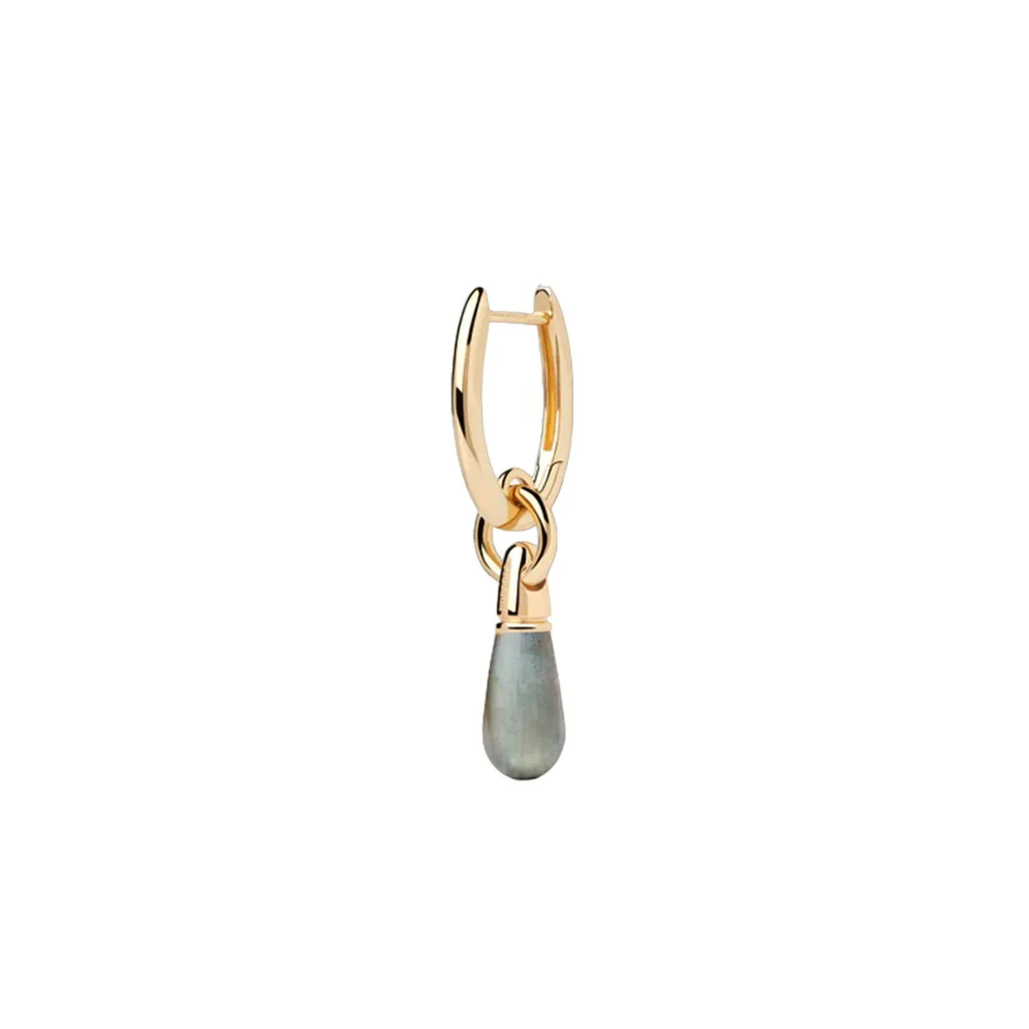 PDPAOLA Labradorite Jupiter Single Ørering Single 18 kt. Forgyldt Sølv PG01-096-U