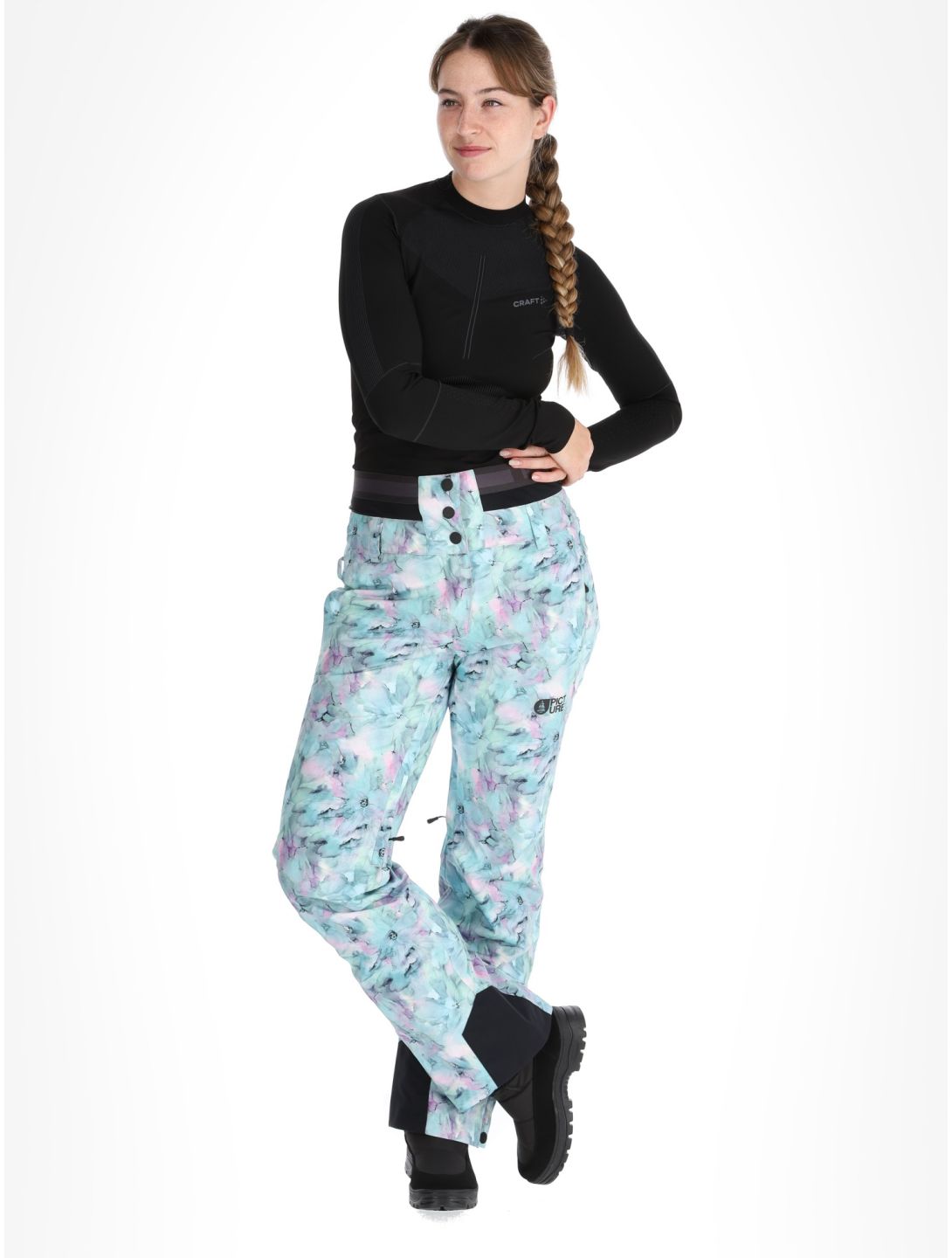 Exa Printed skibroek dames