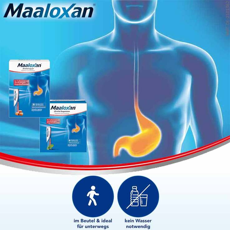 Maaloxan 25 mVal Suspension, 10X10 ml
