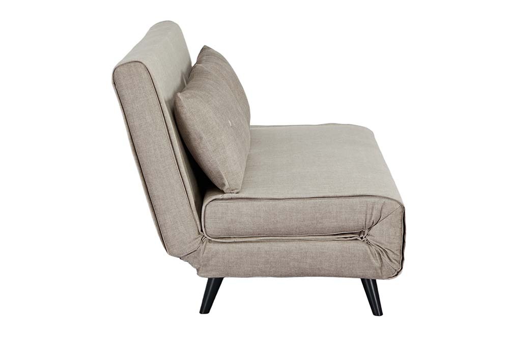 Schlafsessel SMART MULTIFUNCTION 140cm champagner Vogue Velours Samt Bettfunktion