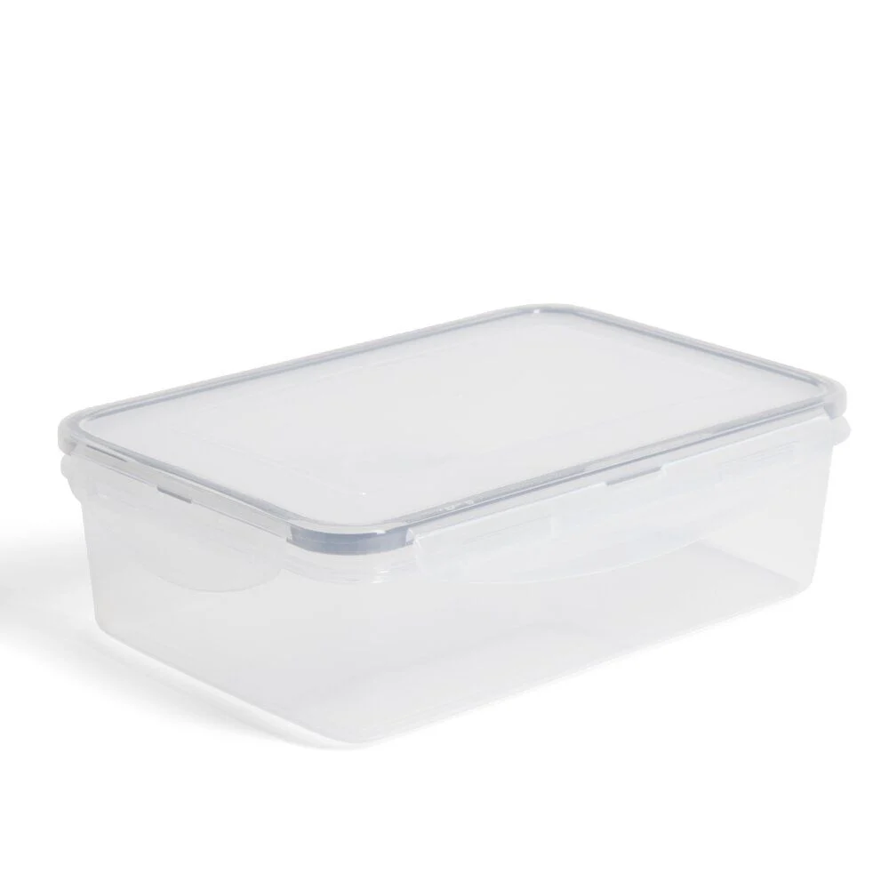 Lunch box 1,7L boîte alimentaire en plastique avec couvercle à clips