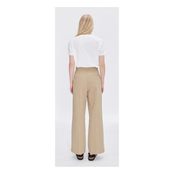 A.P.C. Pantalon Tressie Coton et Lin | Beige
