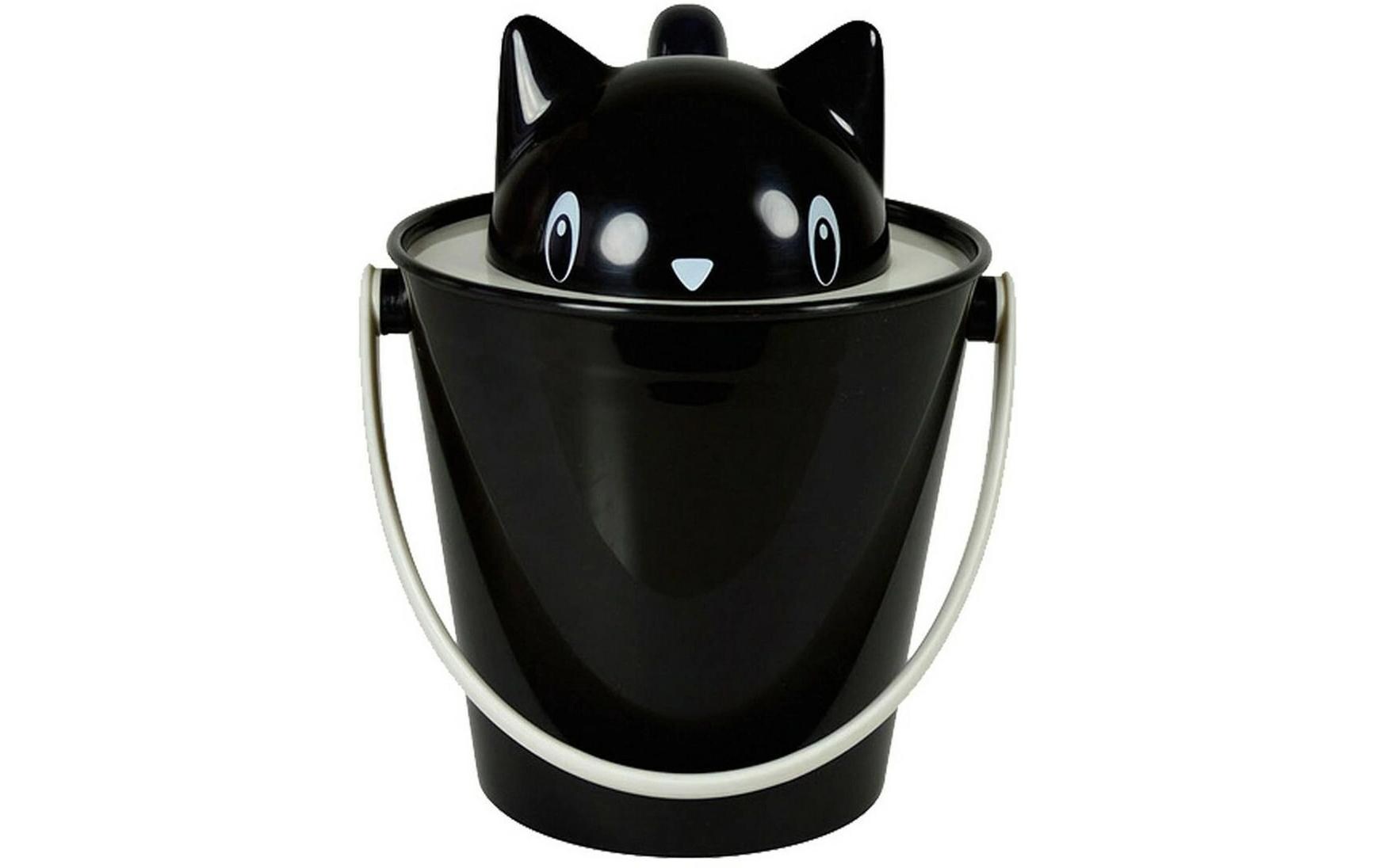 Futterbehälter Crick SchwarzLuftdichter Futterbehälter mit Löffel, ideal zur Aufbewahrung von Trockenfutter und Snacks