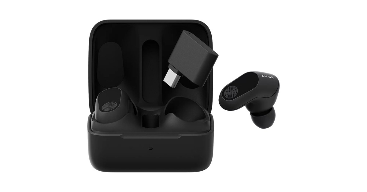 SonyDraadloze INZONE gaming oordopjes met noise cancelling earbuds  (Zwart, Bluetooth 5.3 LE Audio)