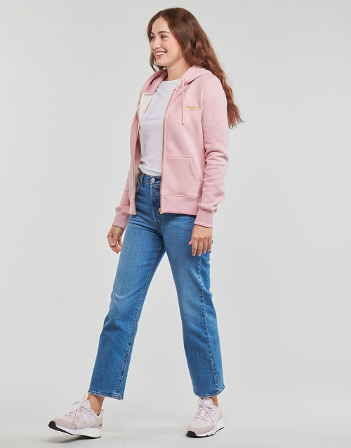 Superdry - ESSENTIAL LOGO ZIP HOODIE - Rose