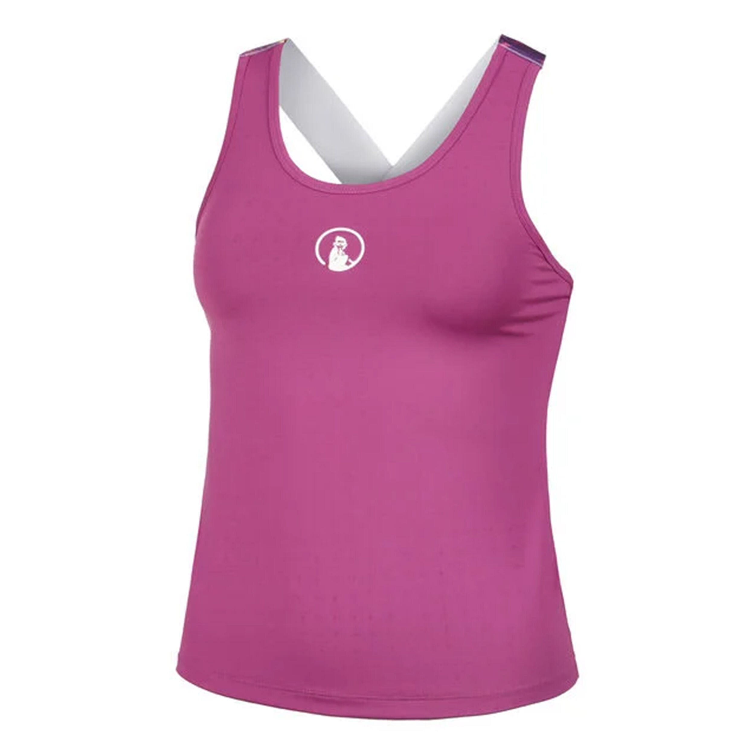 Quiet Please Crossback Débardeur Tank Top Femmes - Berry, Multicouleur