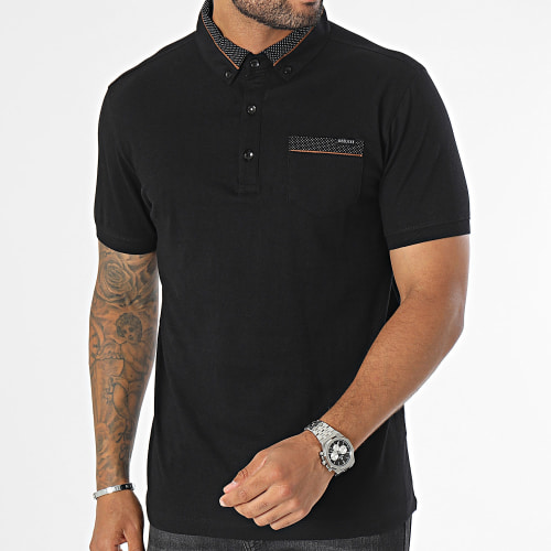 Polo Manches Courtes Fast Noir