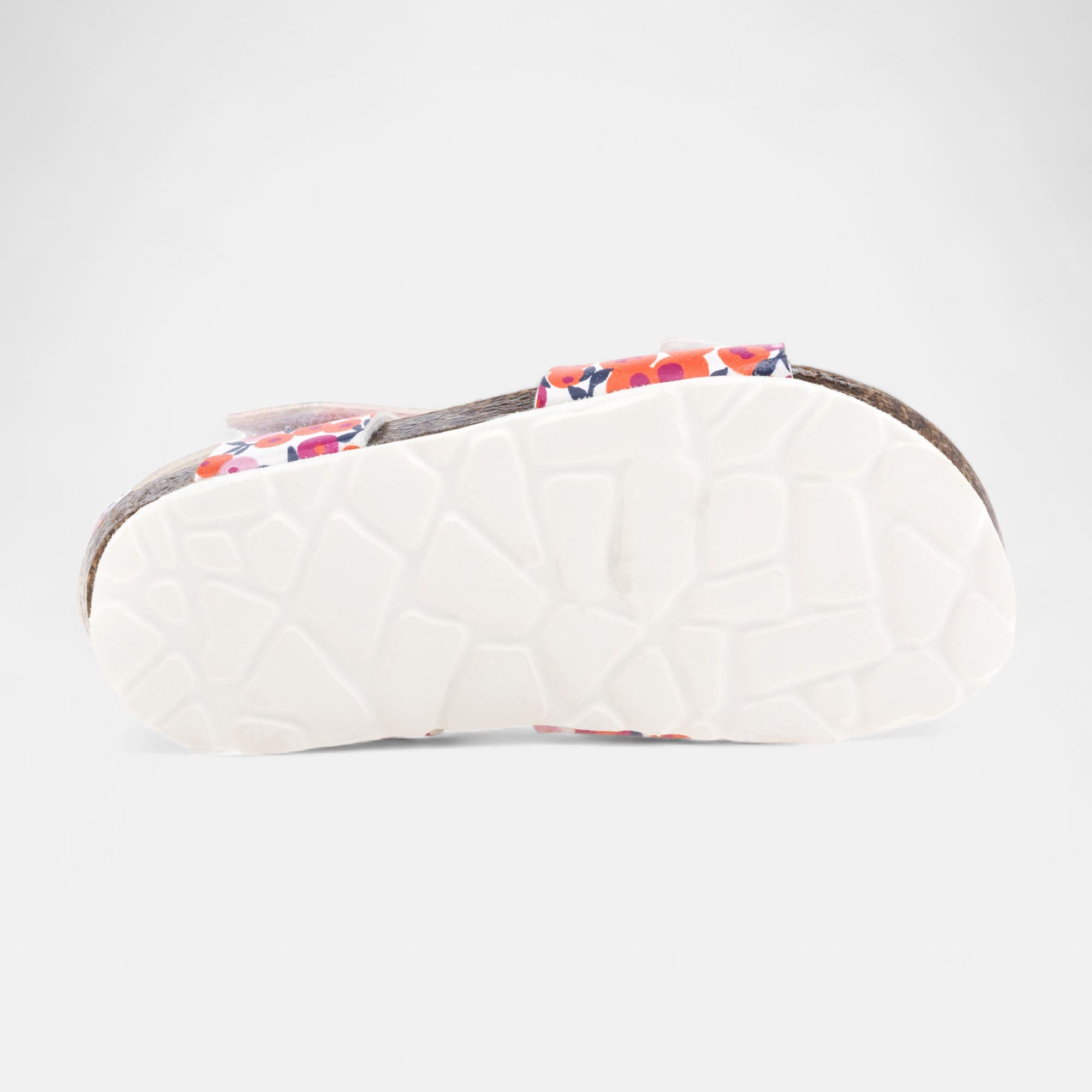 Mules semelle liège Fille rose