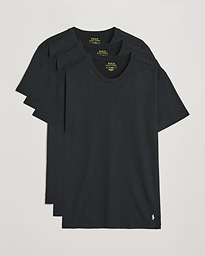 Polo Ralph Lauren 3-Pack Crew Neck T-Shirt Navy/Light Navy/Elite Blue