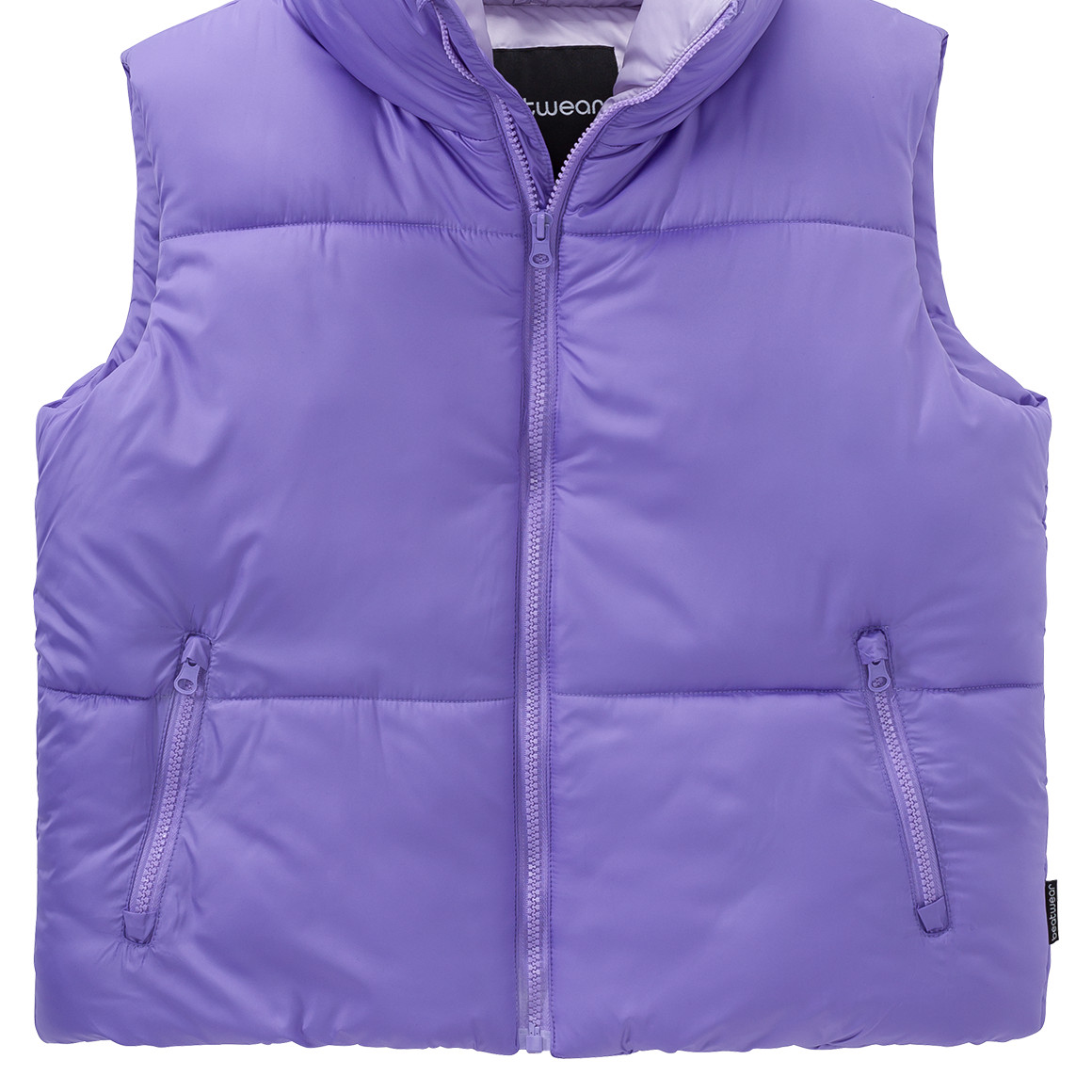 Beatwear Mädchen Steppweste mit Wattierung lila