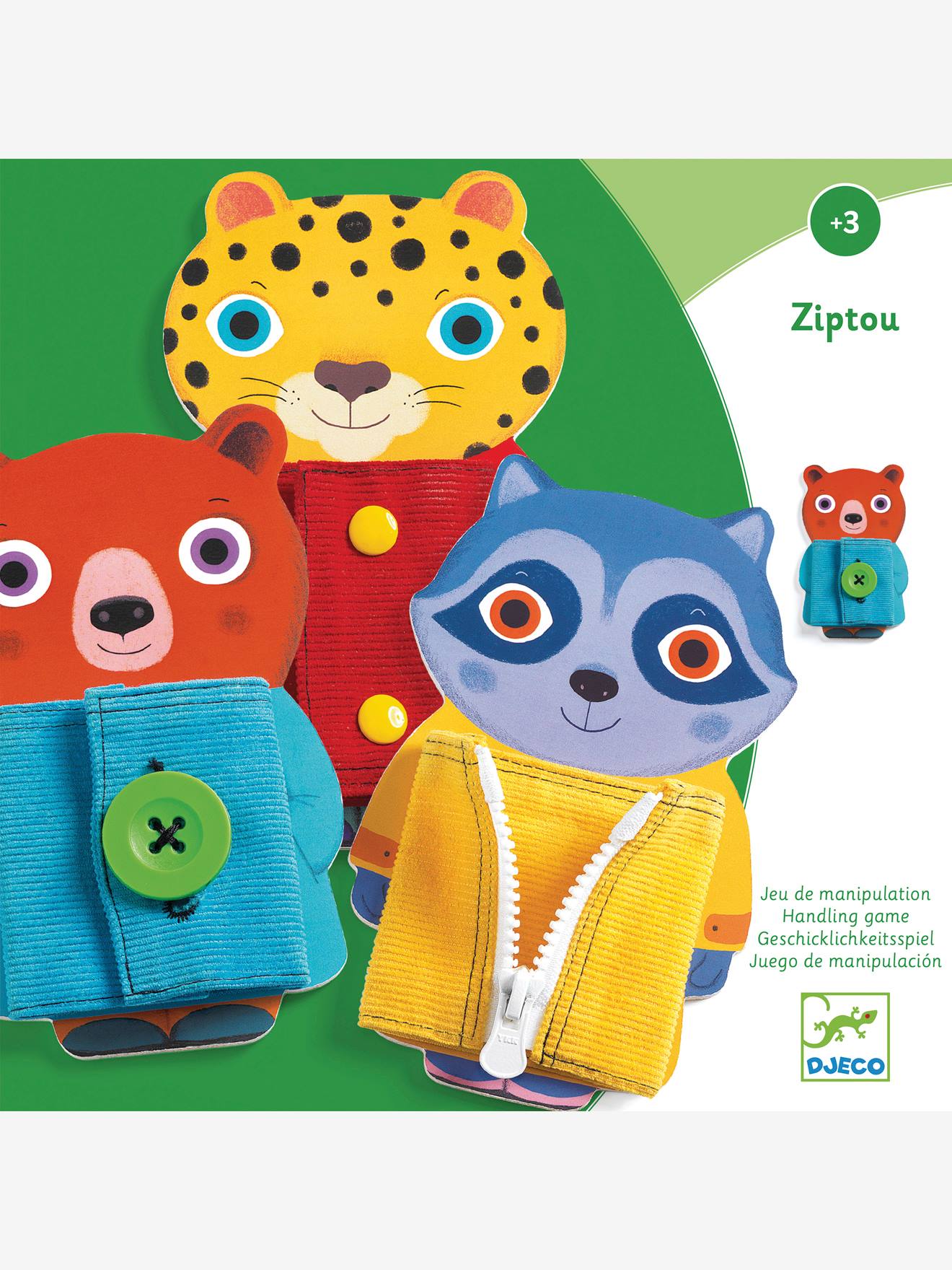 Ziptou DJECO verde