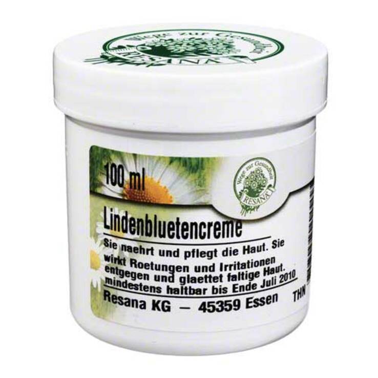 Lindenblüten Creme für trockene Haut, 100 g